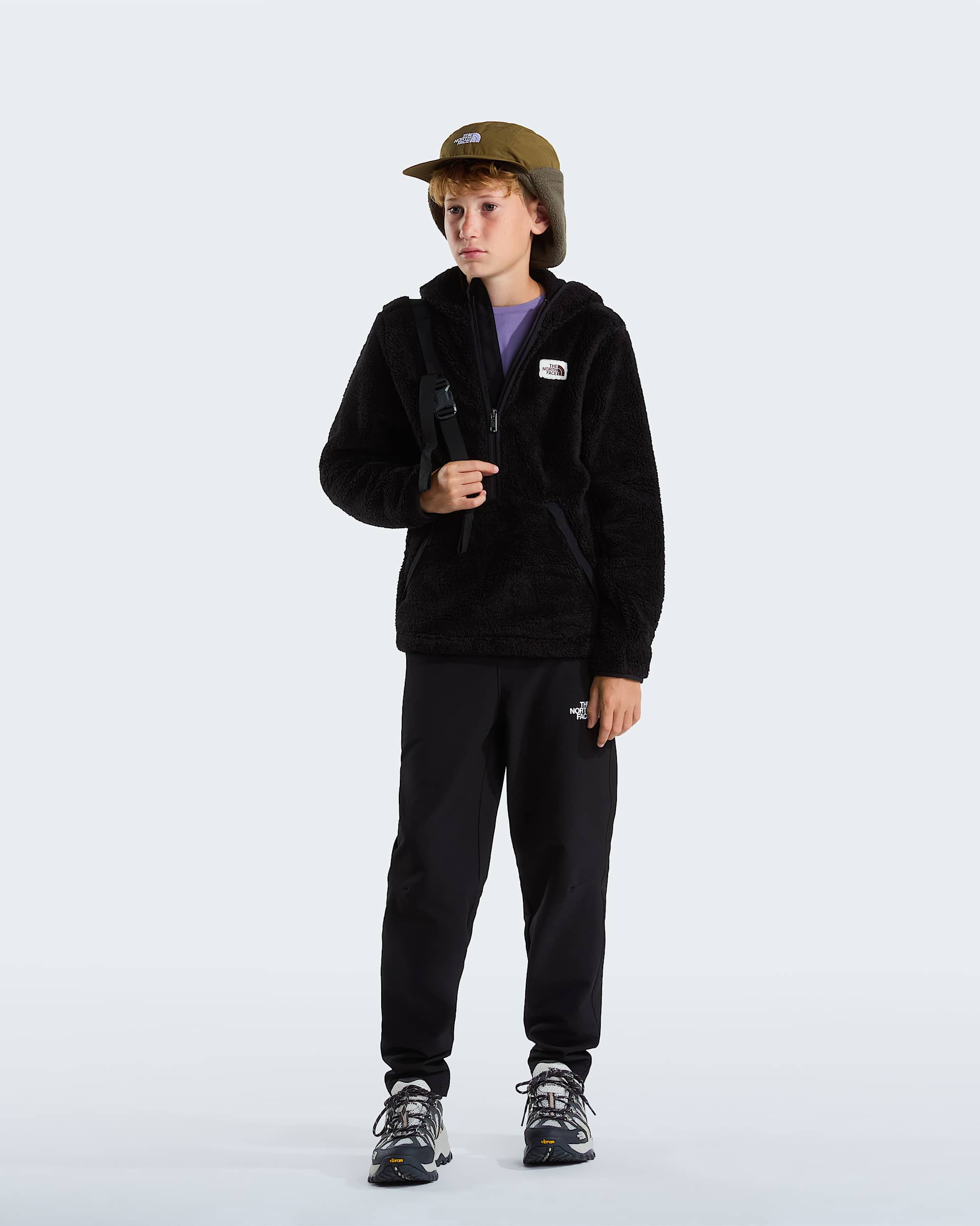 Forro polar con capucha Cabin para nio TNF alt1
