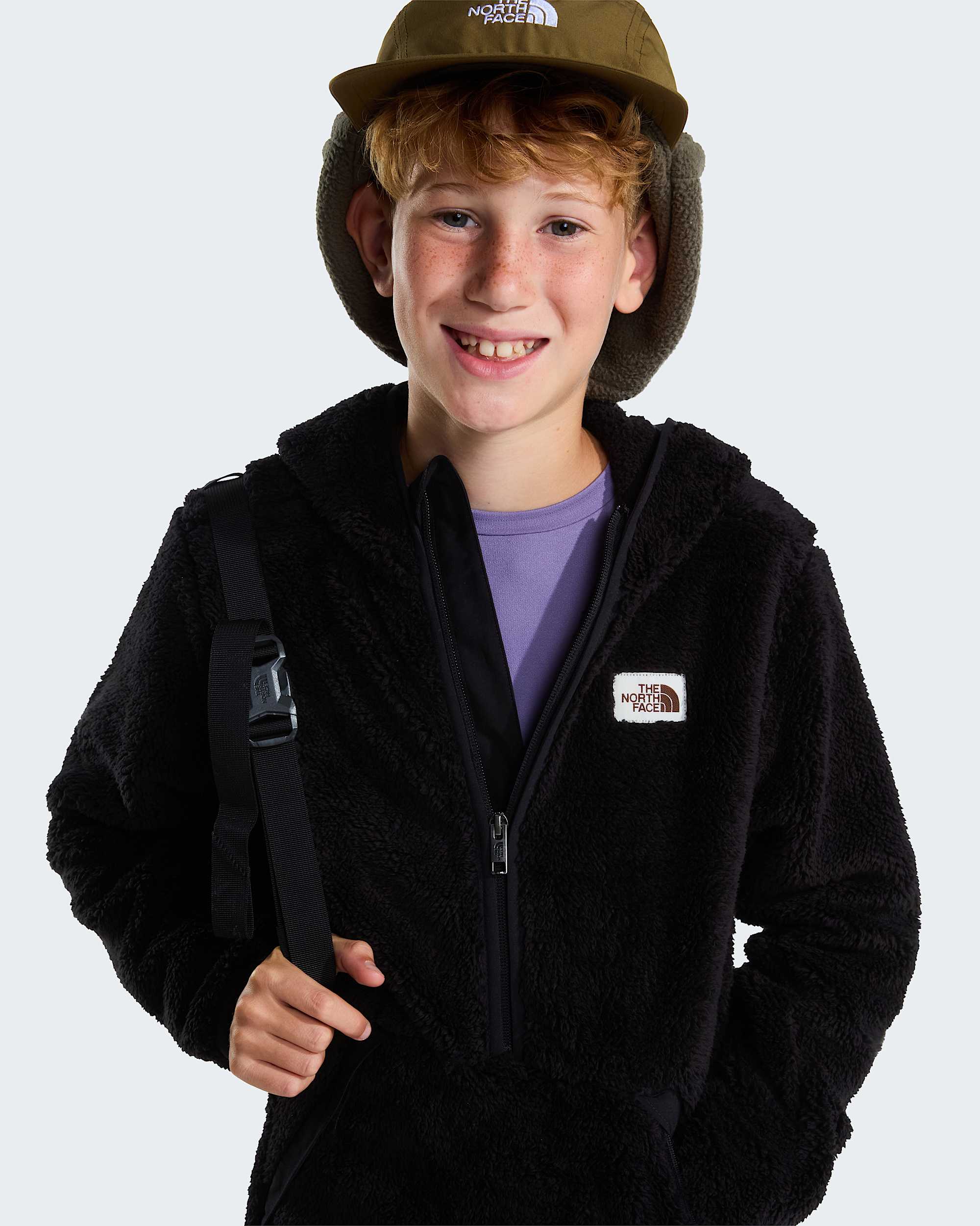 Forro polar con capucha Cabin para nio TNF alt7
