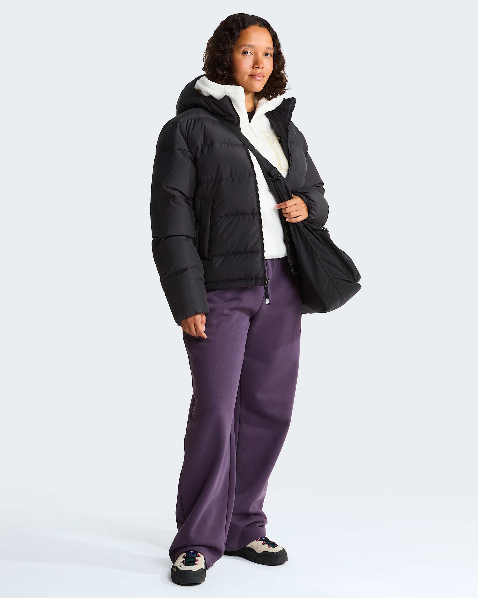 Bunda s kapuc Frost Fall pro dmy TNF alt1