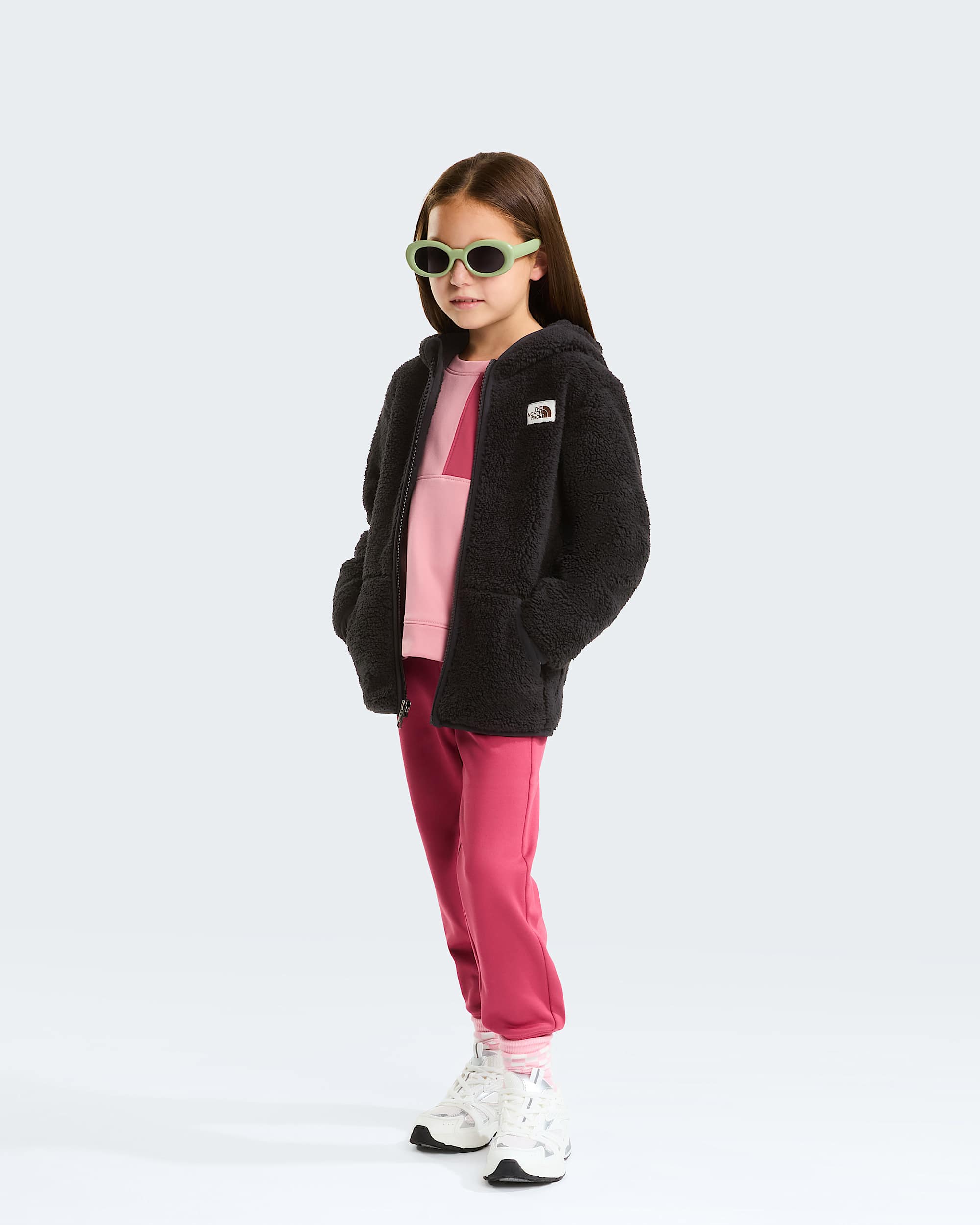 Polar com capuz Cabin para criana TNF alt13