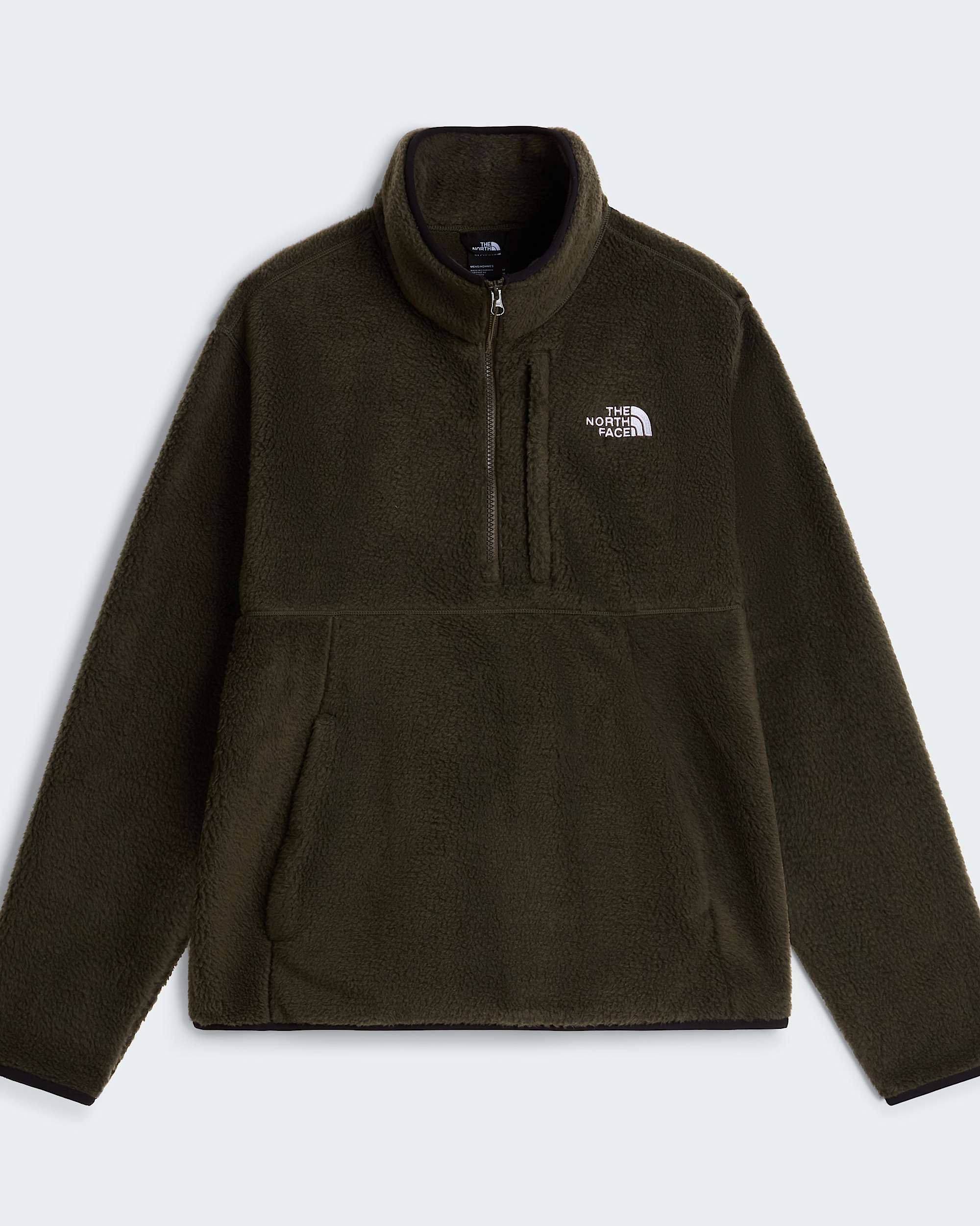Forro polar de pelo largo con media cremallera Koian para hombre TNF hero