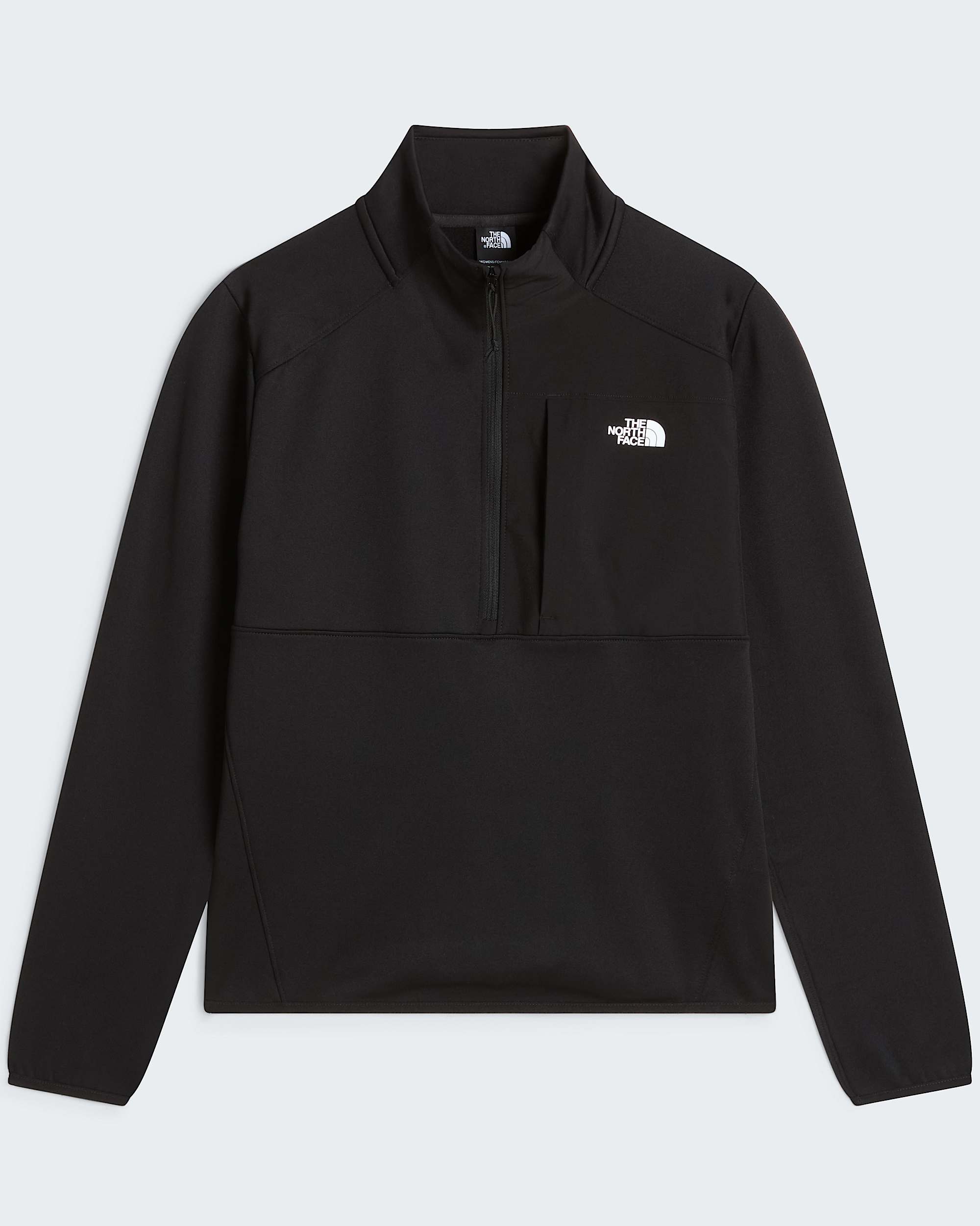 Flsov bunda s krtkm zipem TNF Performance pro dmy TNF hero