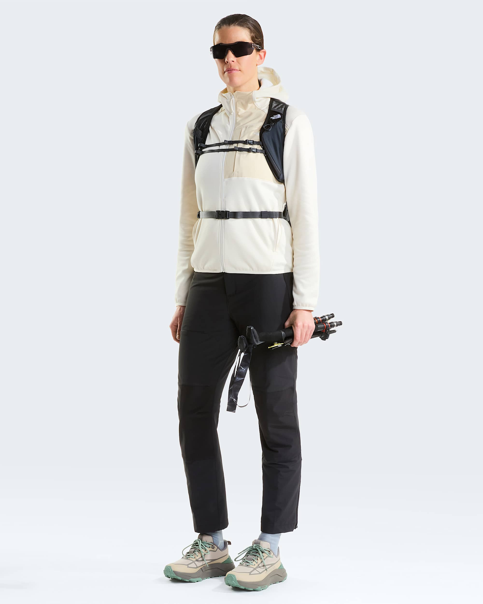 Casaco polar com Capuz TNF Performance para mulher TNF alt1
