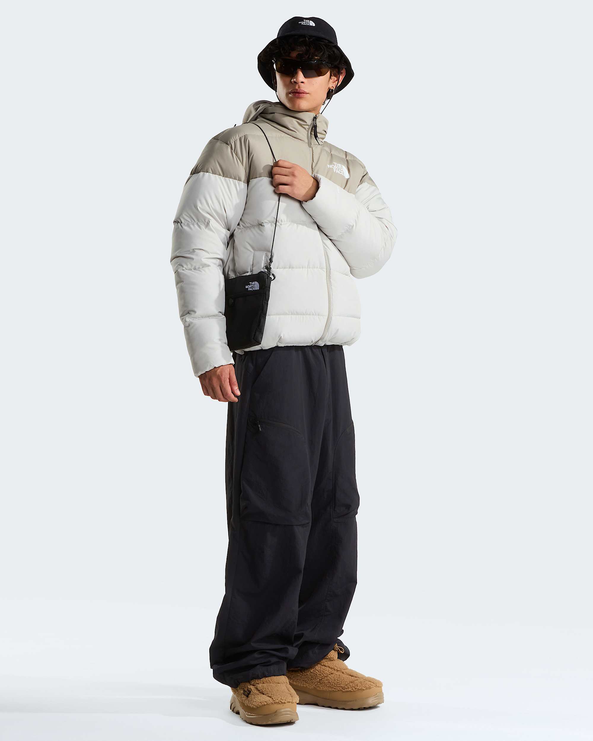 Nuptse Traction Chukka Fleece Boots TNF alt3