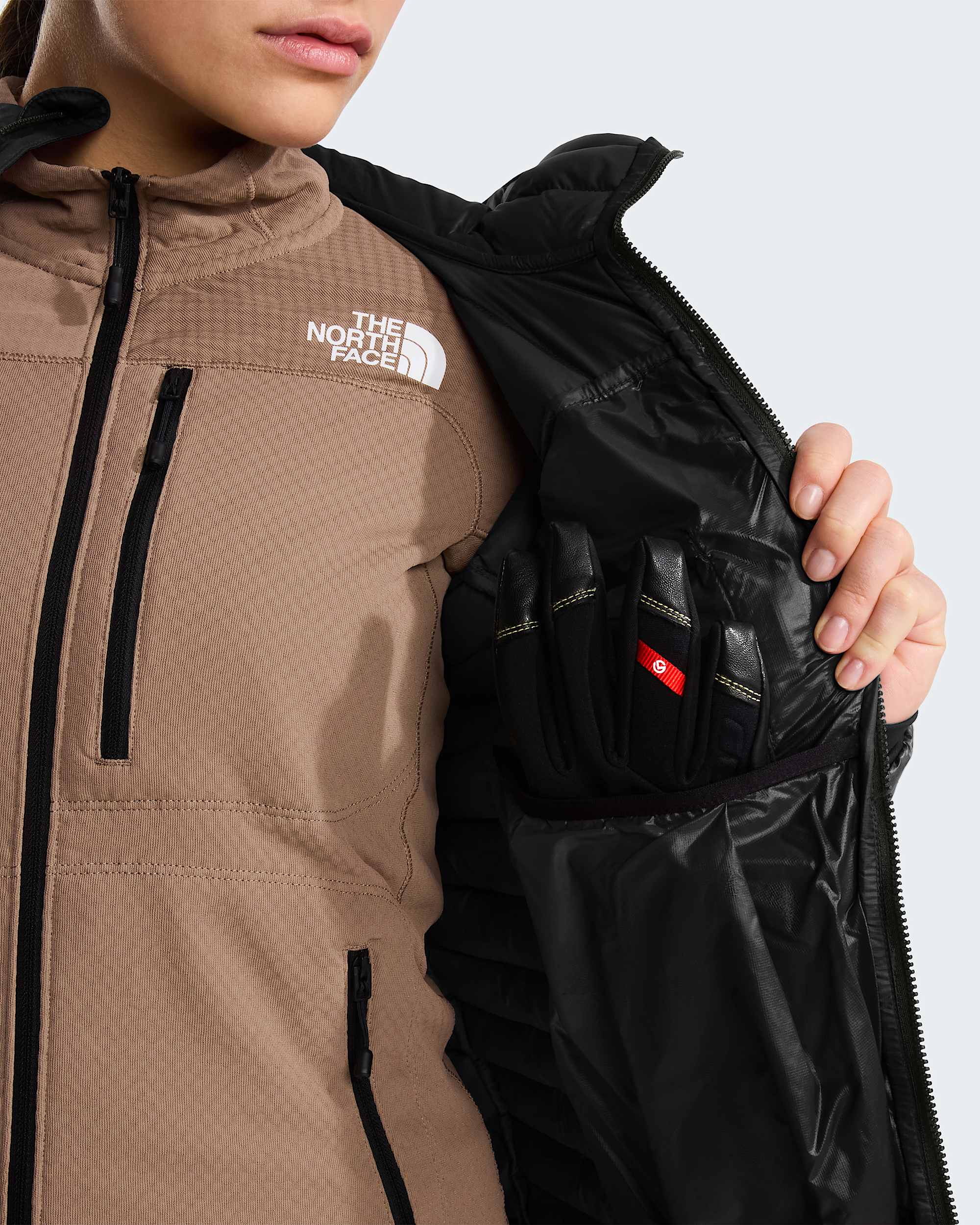Chaqueta de plumn con capucha Summit Breithorn para mujer TNF alt10