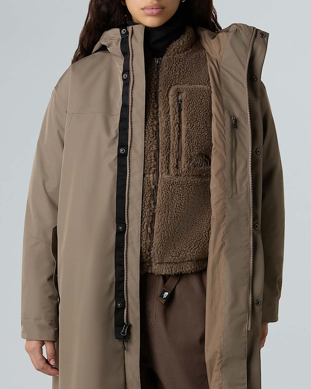 Womens Nukabira Rain Shell Parka TNF ALT11