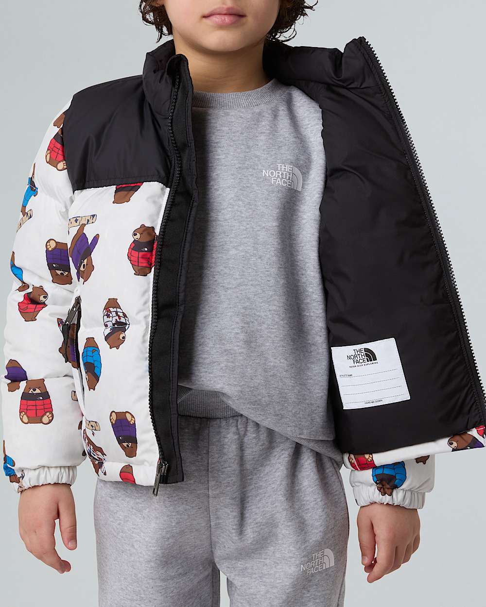 Veste imprime 1996 Retro Nuptse pour enfant TNF ALT10