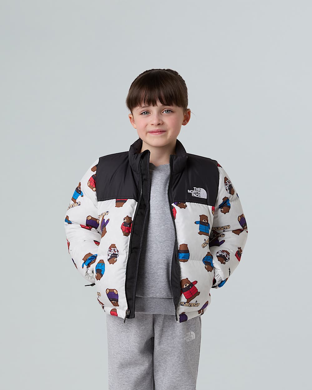 Veste imprime 1996 Retro Nuptse pour enfant TNF ALT14