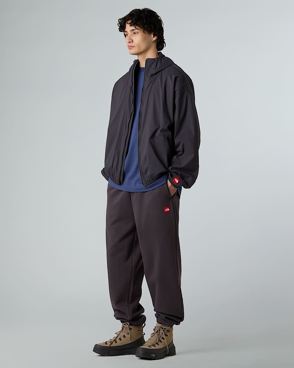 Unisex Red Box Packable Hooded Wind Jacket TNF ALT5