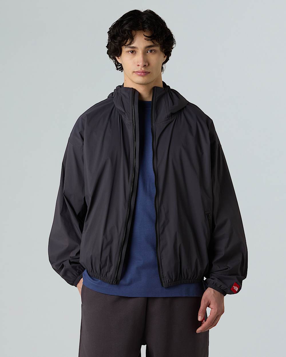 Unisex Red Box Packable Hooded Wind Jacket TNF ALT7