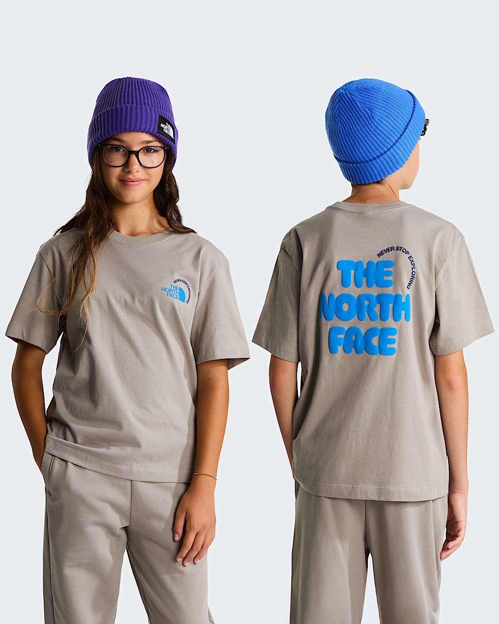 Explore Fonts Relaxed Graphic TShirt fr Teenager TNF HERO
