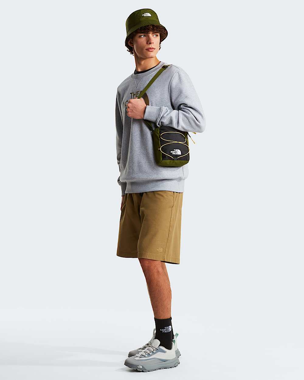 Mens Drew Peak Sweatshirt TNF ALT1
