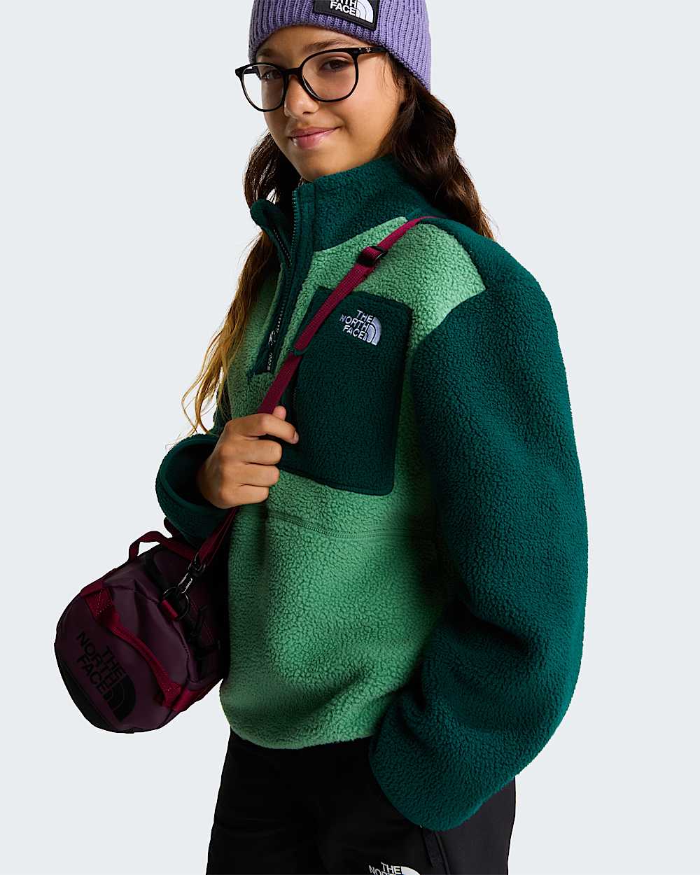 Yumiori 14 Zip Fleecejacke fr Teenager TNF ALT16
