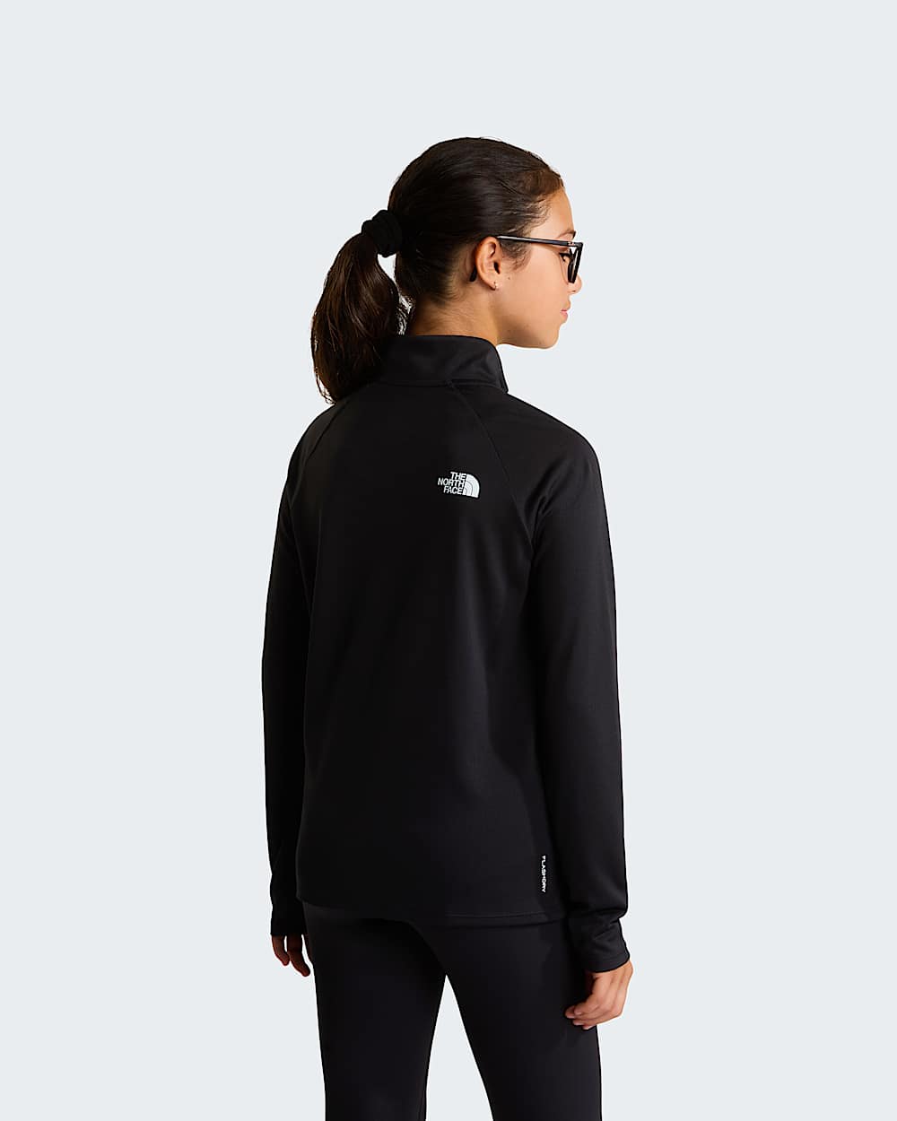 Flex Langarmshirt mit 14Reiverschluss fr Mdchen TNF ALT3