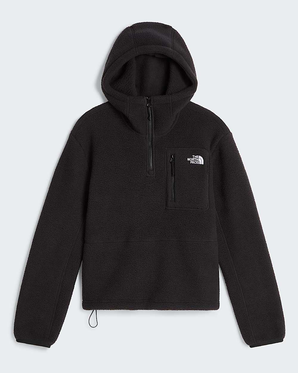 Yumiori 14 Zip Novelty Hooded Fleece Jacket W TNF alt30