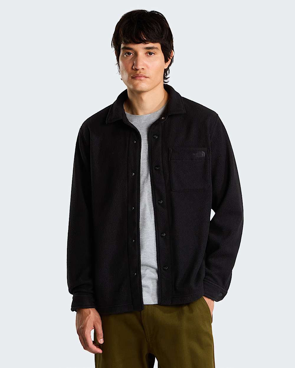 Langrmet Open Range Fleece skjorte til herrer TNF ALT3