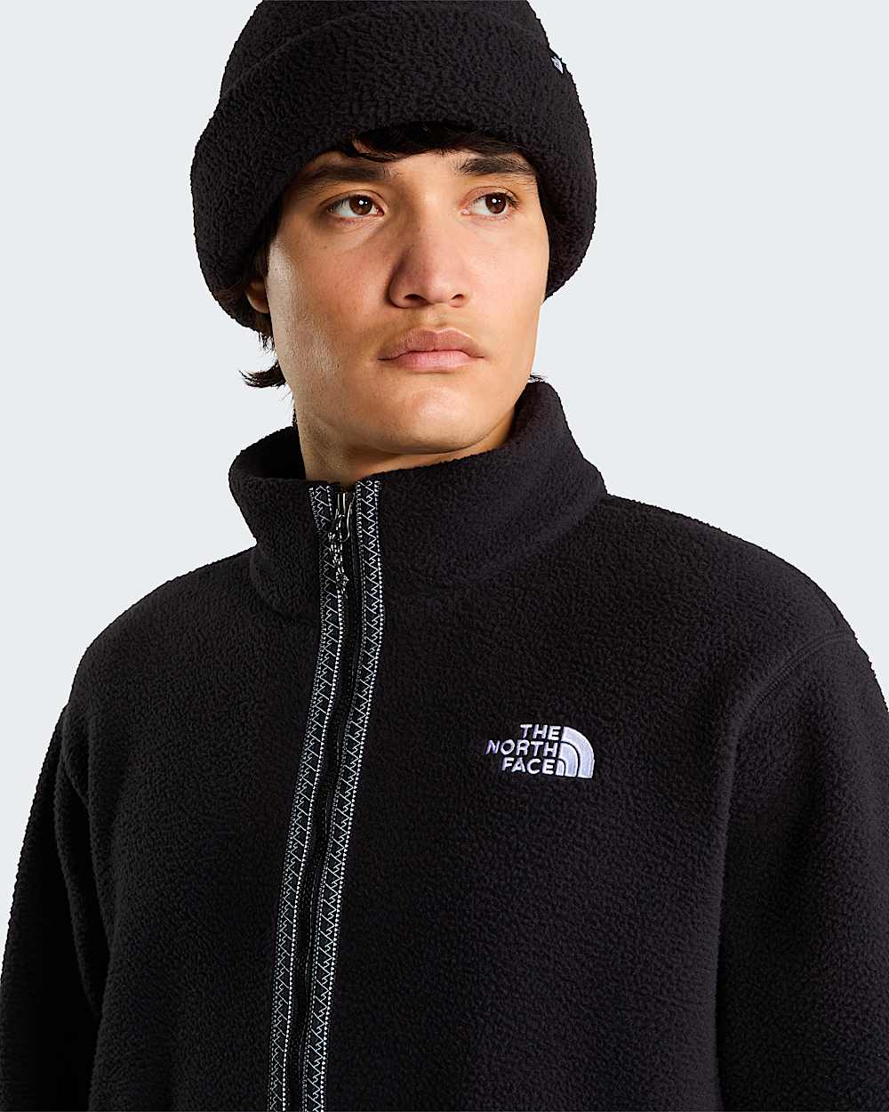Casaco polar com fecho de correr integral TNF Fleeski para homem TNF ALT5