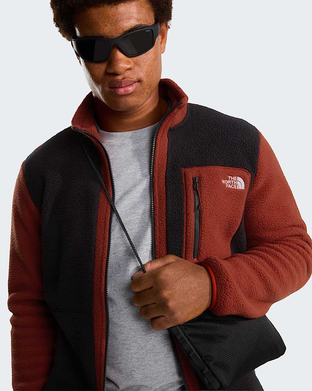 Mens Yumiori FullZip Fleece Jacket TNF alt7