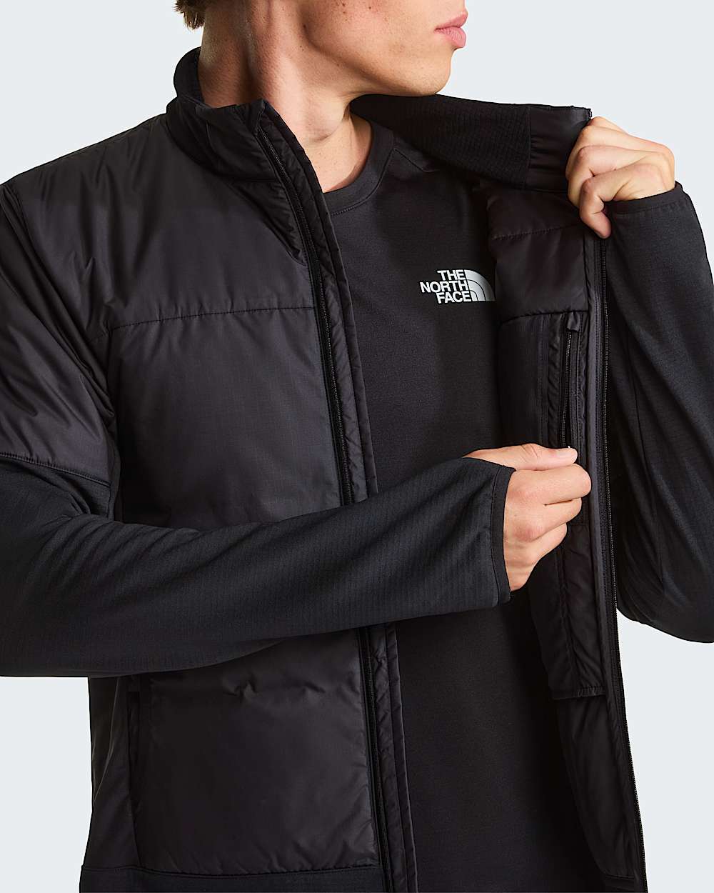 Winter Warm Pro Jacke mit durchgehendem RV fr Herren TNF ALT10