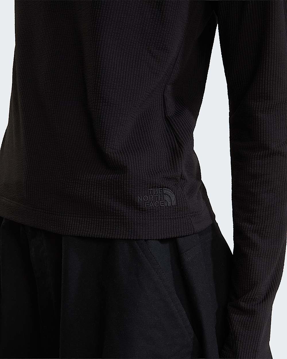 Tshirt a maniche lunghe a coste Golden Ridge da donna TNF ALT5