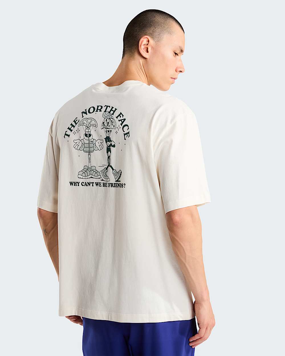 Why Cant We Be Friends Oversized TShirt M TNF HERO