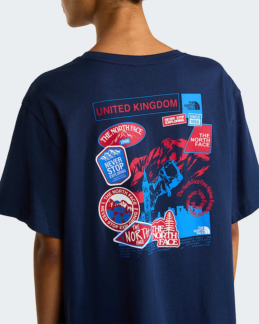 Luny Tshirt unisex Country Stickers UK TNF ALT5