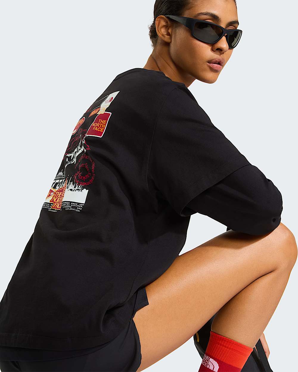 Country Stickers Germany Relaxed Tshirt Unisex TNF ALT6