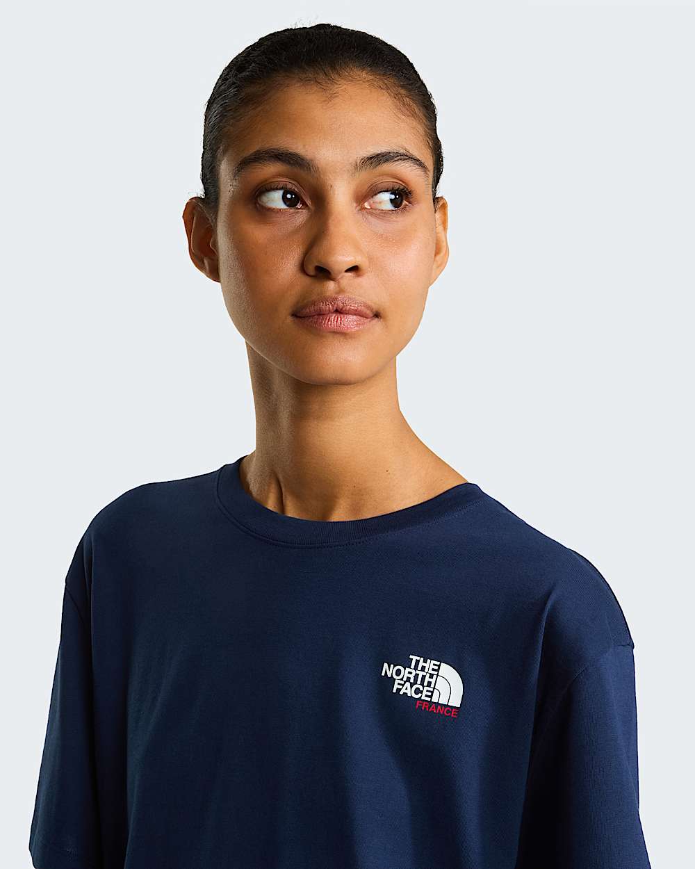 Country Stickers France Relaxed Tshirt Unisex TNF ALT4