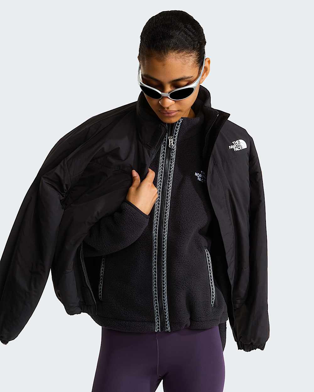 TNF Fleeski Fleece mit durchgehendem RV fr Damen TNF ALT9