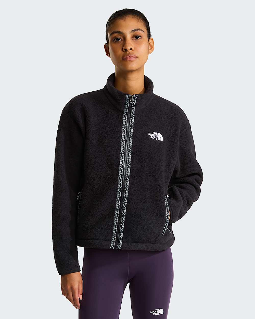 TNF Fleeski Fleece mit durchgehendem RV fr Damen TNF HERO