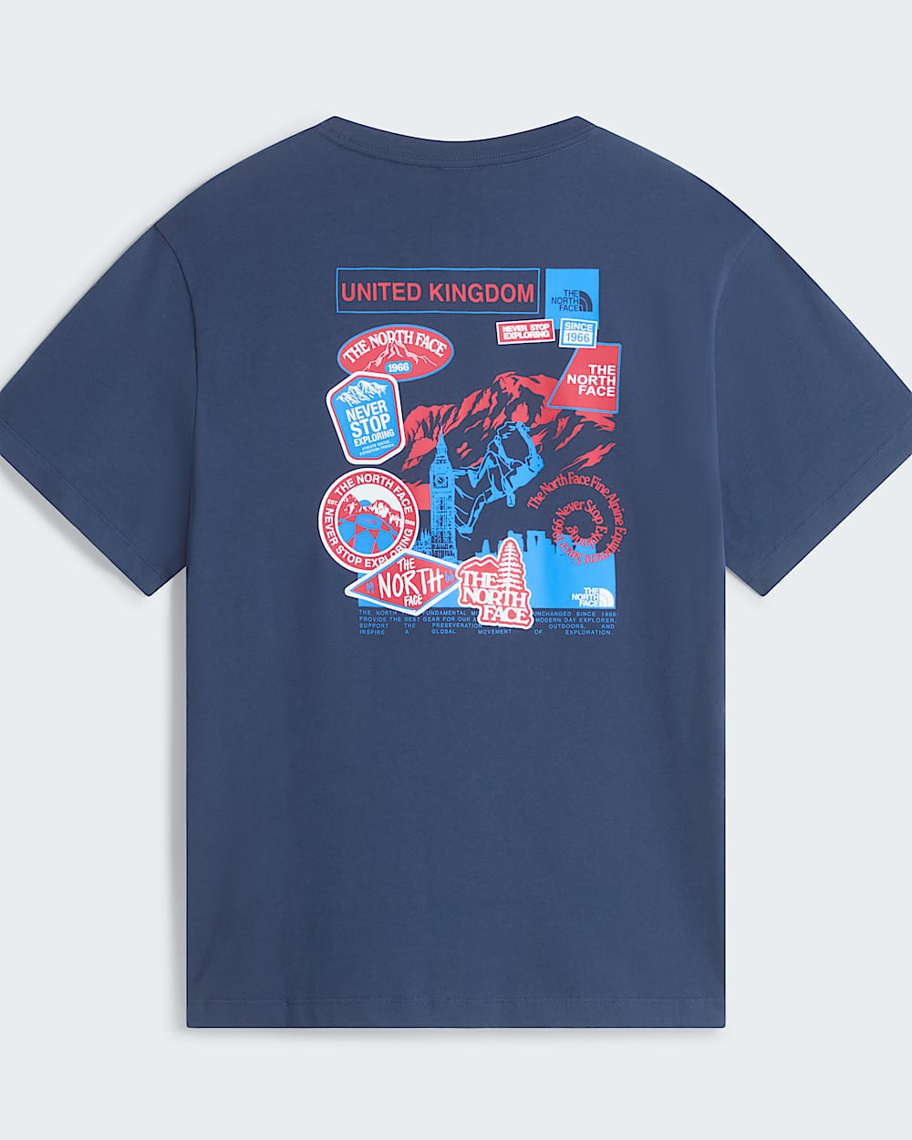 Luny Tshirt unisex Country Stickers UK TNF ALT31