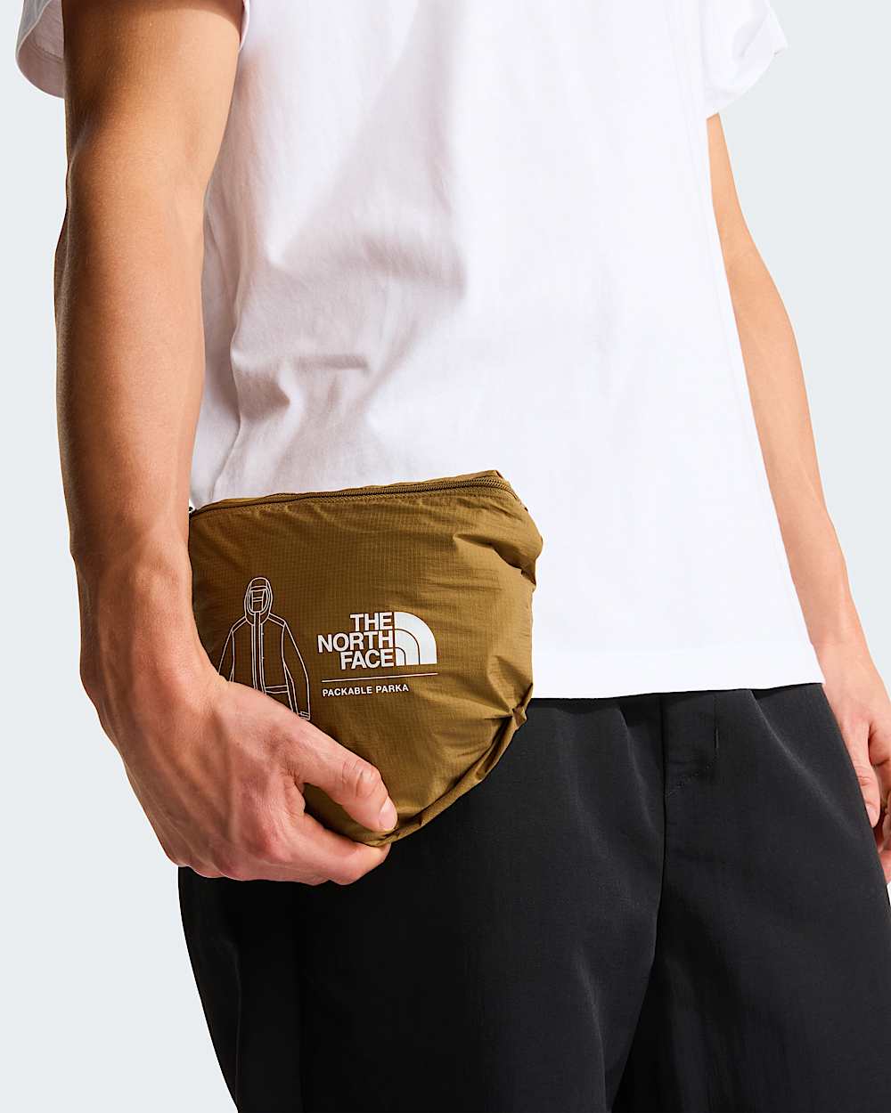 Guscio parka ripiegabile da uomo TNF alt14