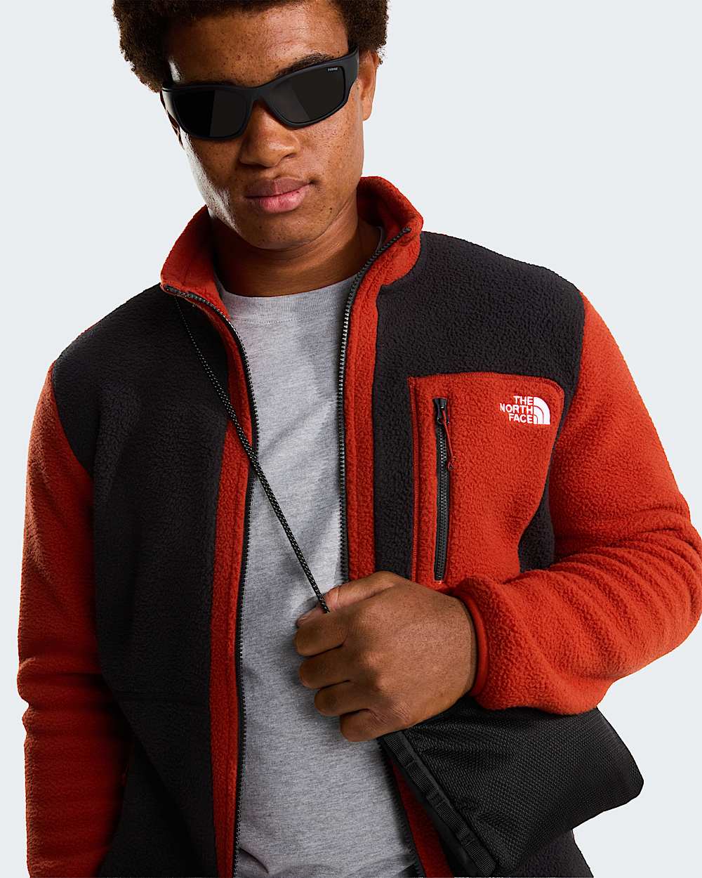 Mens Yumiori FullZip Fleece Jacket TNF alt11