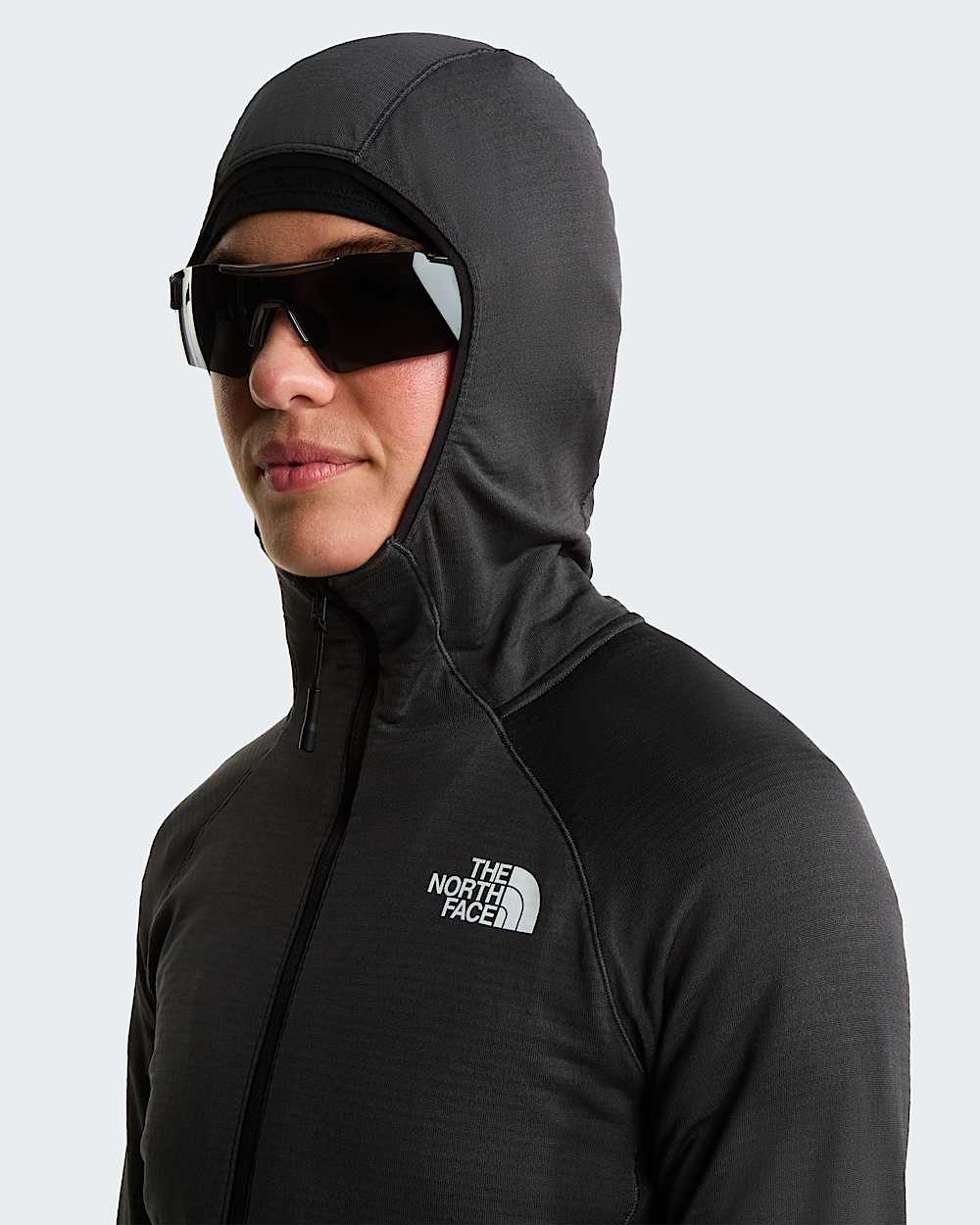 Womens Bolt Polartec Power Grid Hooded Jacket TNF alt11