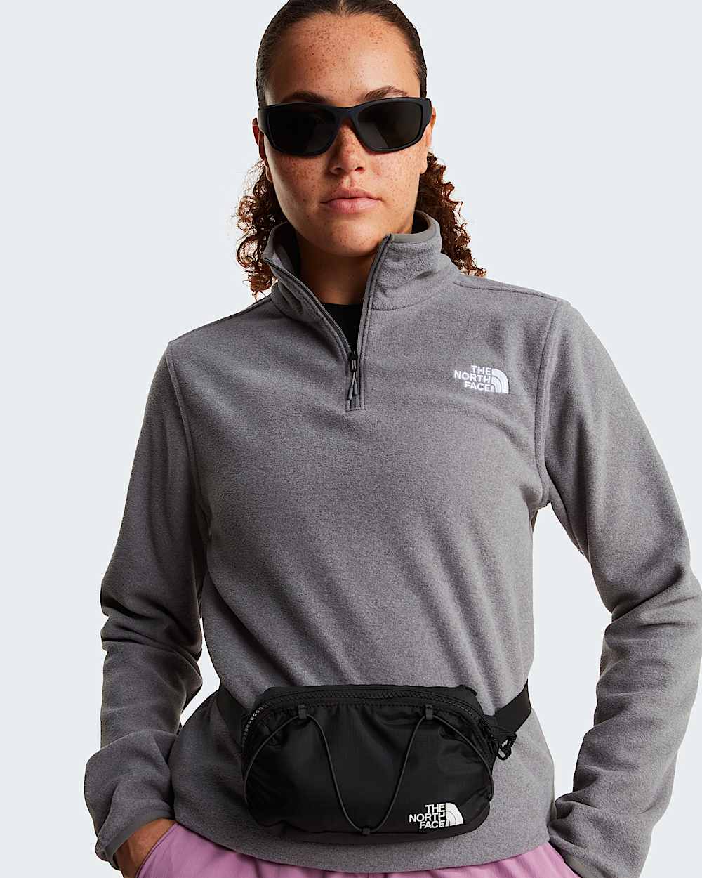Womens Glacier 14 Zip Fleece TNF alt9