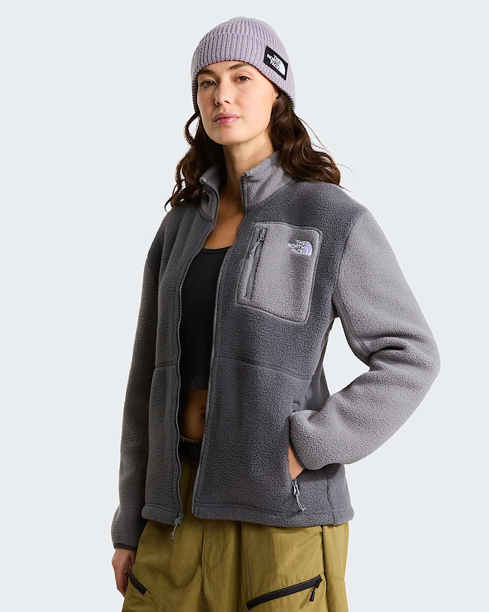 Womens Yumiori FullZip Fleece Jacket TNF alt8