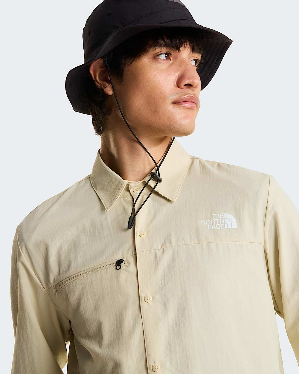 Mens Packable LongSleeve Shirt TNF alt9