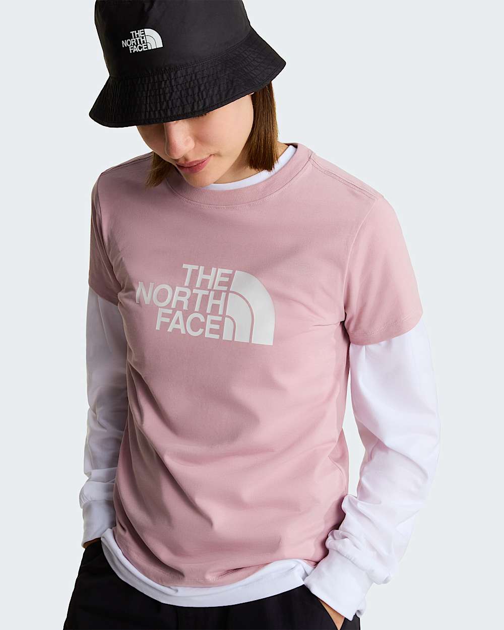 Womens Evolution Half Dome Slim TShirt TNF alt9