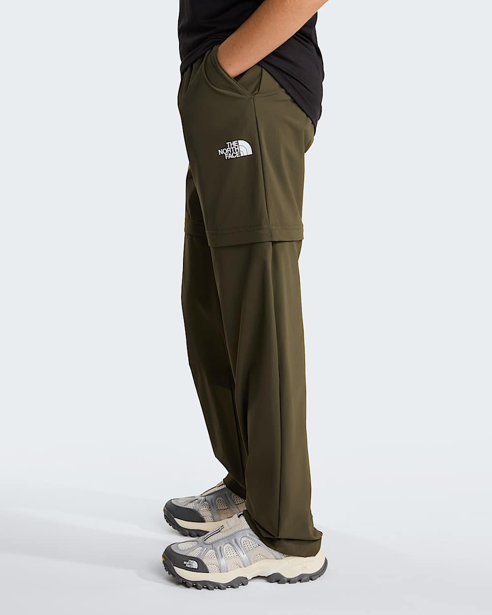 Leichte ZipoffWanderhosen fr Jugendliche TNF alt15