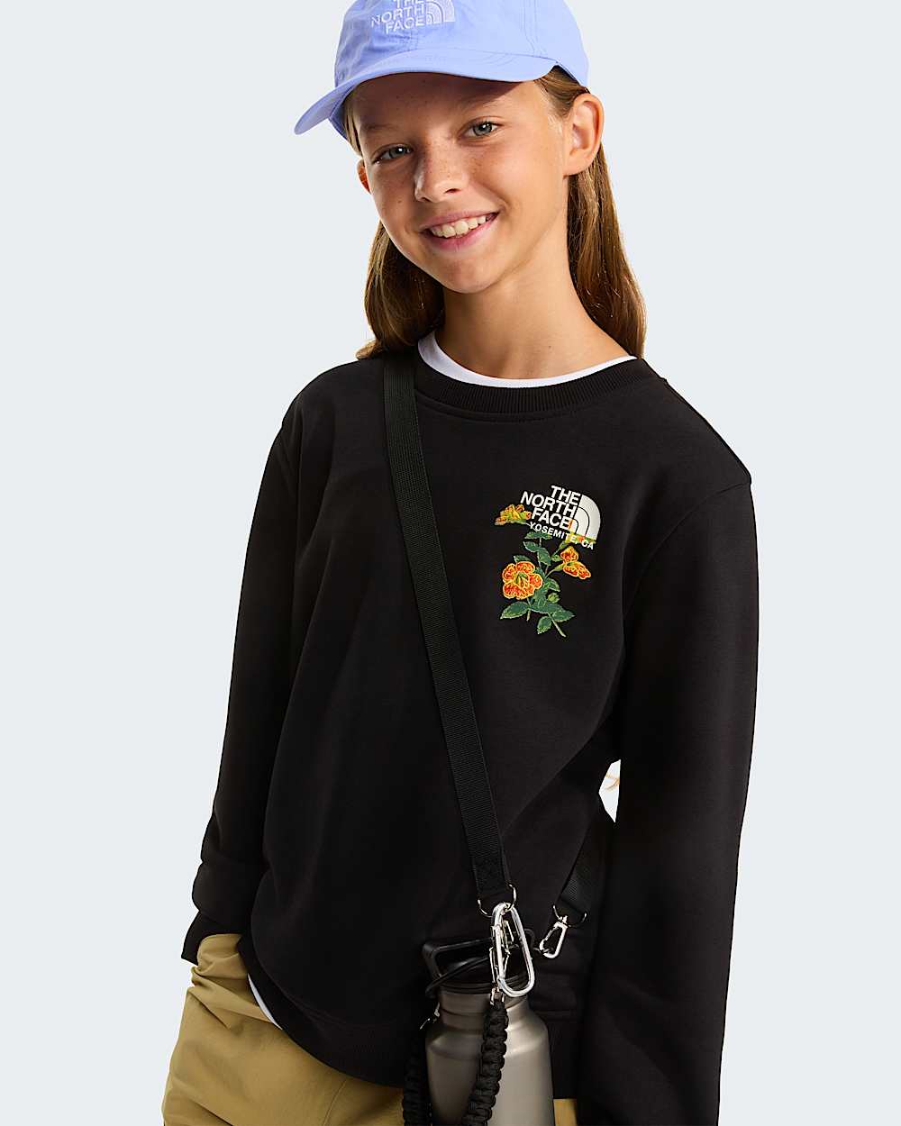 Sweat dcontract Flora pour fille TNF alt9
