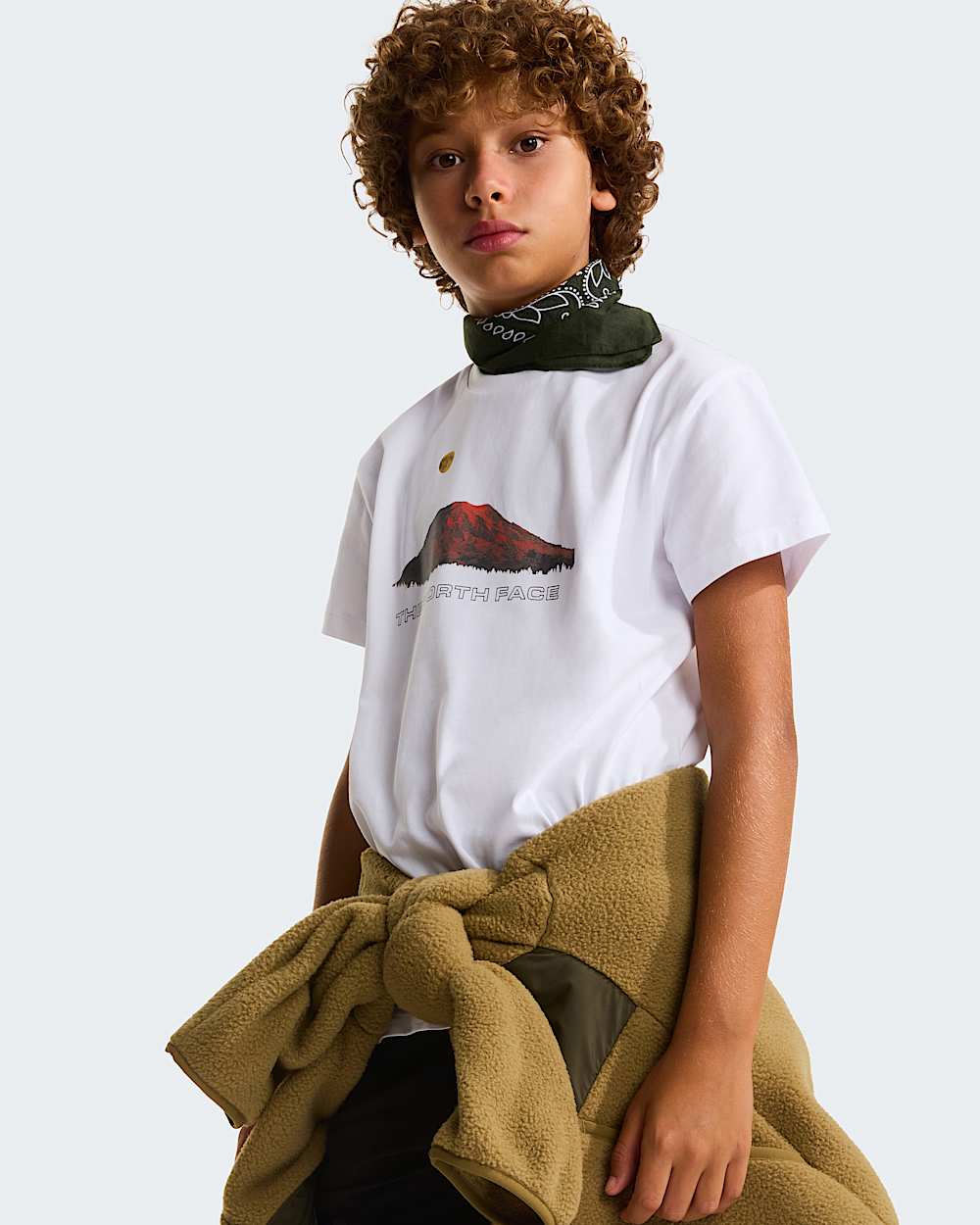 Boys Mountain Night Relaxed TShirt TNF alt9