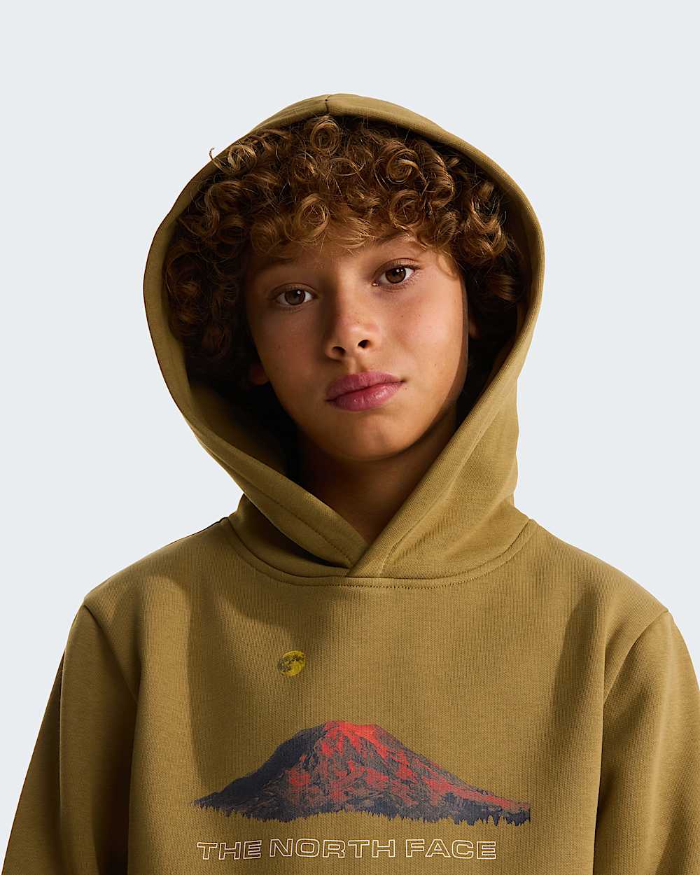 Mountain Night relaxt geschnittener Kapuzenpulli fr Jungen TNF alt8