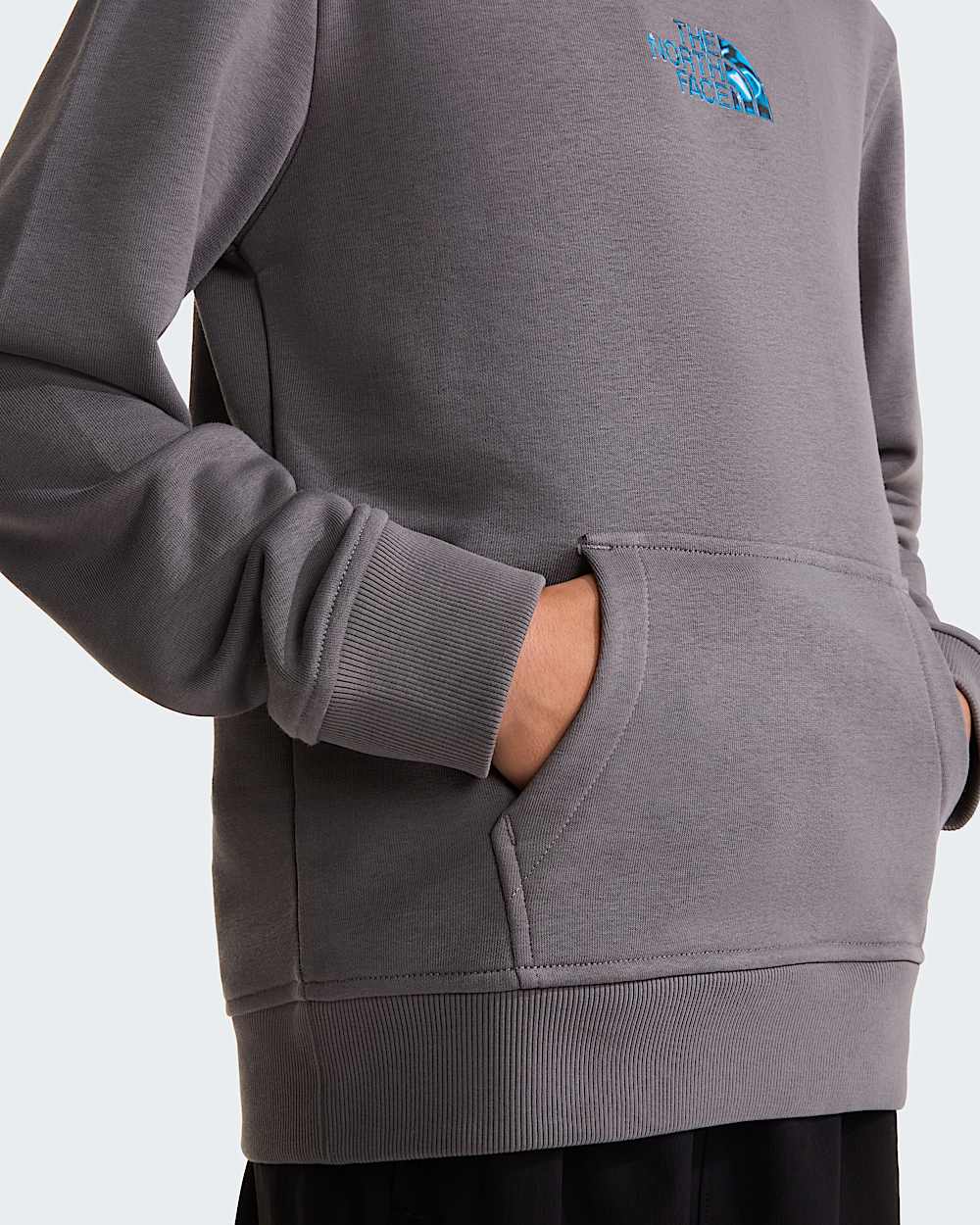 Liquid Logo normal geschnittener Kapuzenpulli fr Jungen TNF alt9