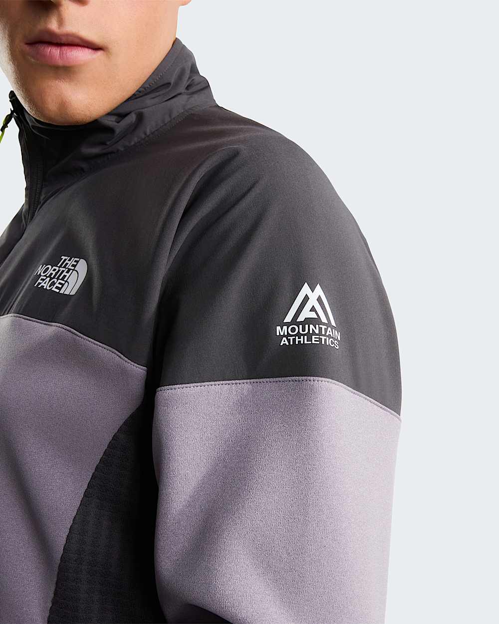 Polaire  col zipp Mountain Athletics pour homme TNF alt8