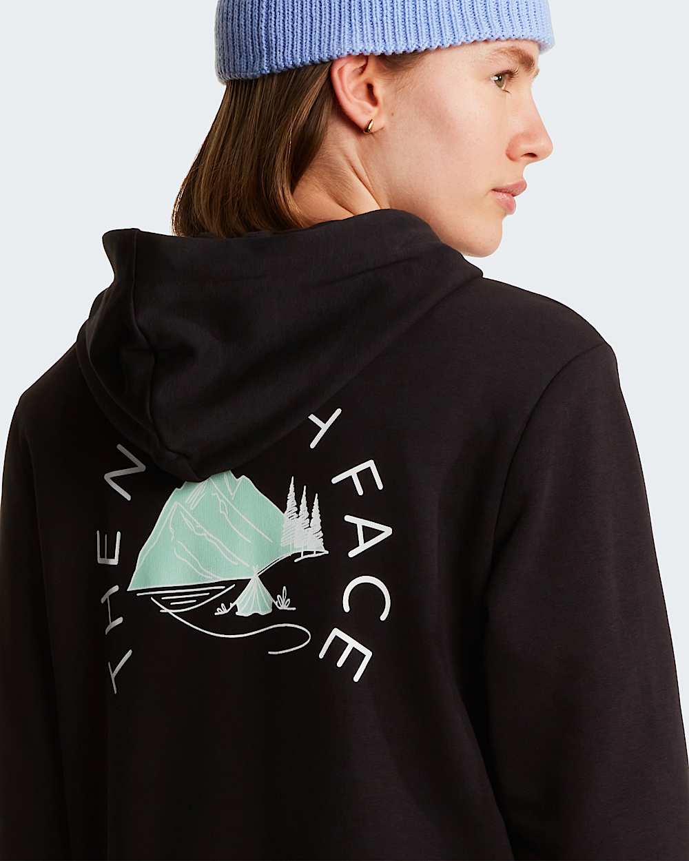 Womens Monte Regular Graphic Hoodie TNF alt10