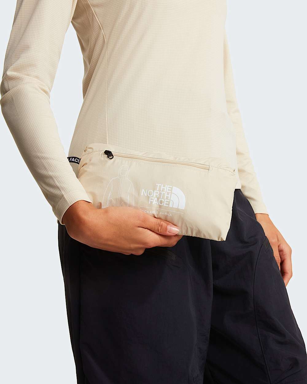 Guscio parka ripiegabile da donna TNF alt14