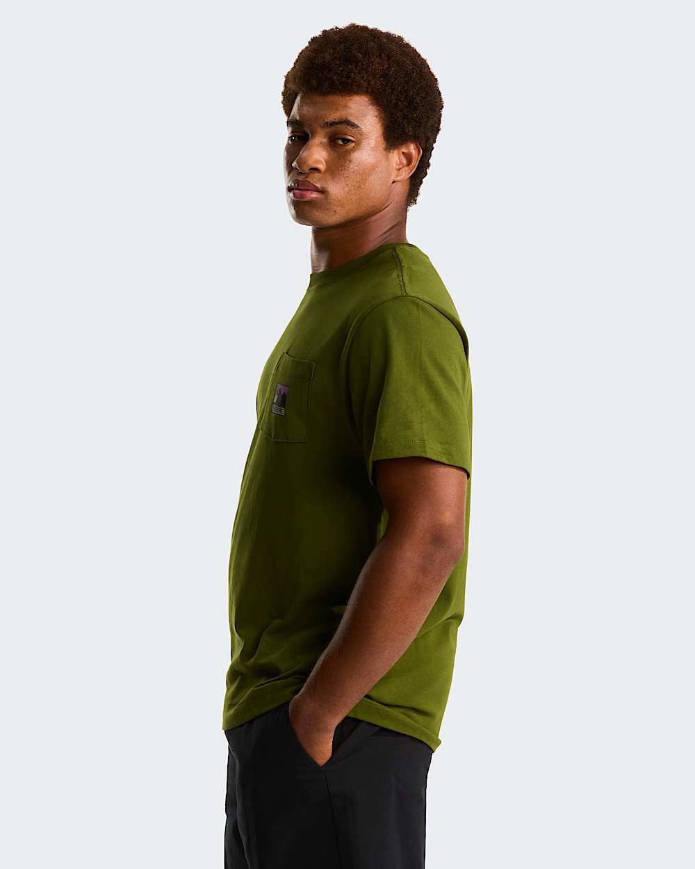 Mens Mountain Logo Relaxed Graphic TShirt TNF alt6