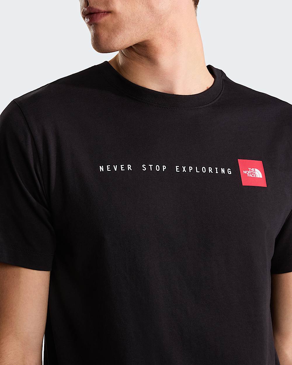 Never Stop Exploring normal geschnittenes TShirt mit Grafik fr Herren TNF alt8