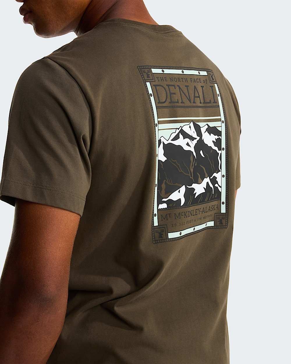 North Faces normal geschnittenes TShirt mit Grafik fr Herren TNF alt8