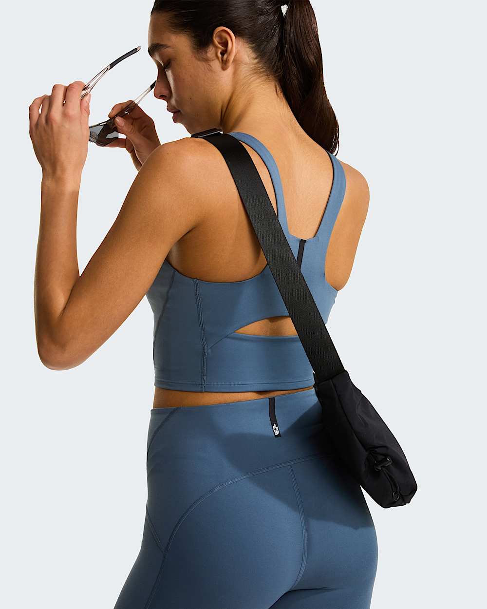 Reggiseno sportivo Jaida Longline da donna TNF alt9